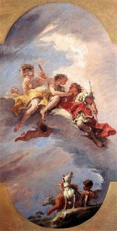RICCI, Sebastiano Venus and Adonis oil painting image
